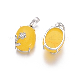 Natural Jade Pendants&nbsp;G-L512-I15