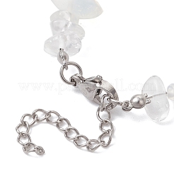 Natural Spiral Shell and Shell Pearl Beads Charm Bracelets for Women&nbsp;BJEW-TA00706