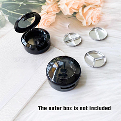 3 Style 2/3/4 Compartments Empty Round Iron Eyeshadow Replacement Box&nbsp;FIND-FH0007-33