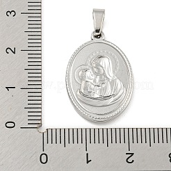 Non-Tarnish 304 Stainless Steel Pendants&nbsp;STAS-B071-02A-20P