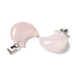 Natural Rose Quartz Pendants&nbsp;G-H035-01P-08