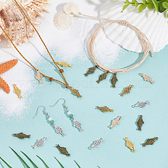 150Pcs 5 Colors Tibetan Style Alloy Pendants&nbsp;FIND-GA0008-05