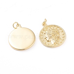 Brass Pendants&nbsp;ZIRC-I043-07G