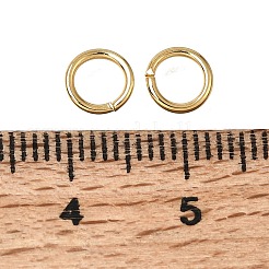Brass Open Jump Rings&nbsp;KK-CBA1A60-06B-G