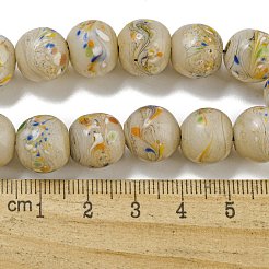Handmade Lampwork Beads Strands&nbsp;BLOW-D006-07E
