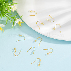 10Pcs 925 Sterling Silver with Clear Cubic Zirconia Earring Hooks&nbsp;FIND-GO0002-58