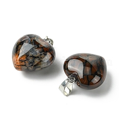 Natural Dragon Veins Agate Pendants&nbsp;G-F820-10A-21