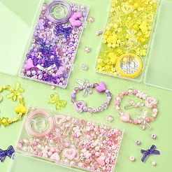 DIY Cute Acrylic Beaded Stretch Jewelry Set Kits&nbsp;DIY-YW0010-04A