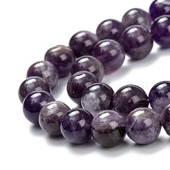 Natural Amethyst Beads Strands&nbsp;LS-G-S030-7.5mm