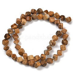 Natural Picture Jasper Beads Strands&nbsp;G-A257-A21-01