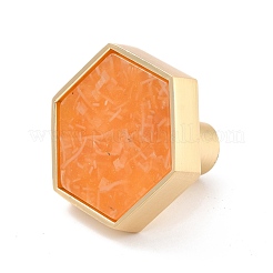 Hexagon with Marble Pattern Brass Box Handles & Knobs&nbsp;DIY-P054-C08