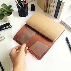 PVC Travel Notebook Storage Bag with 3 Pocket Stickers&nbsp;AJEW-CP0011-51