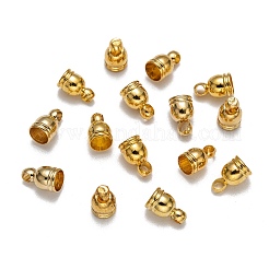 Brass Cord Ends&nbsp;X-KK-D217-8x5-G