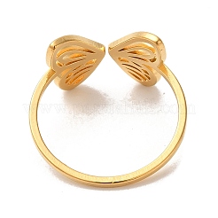304 Stainless Steel Open Cuff Ring&nbsp;RJEW-Z026-07G
