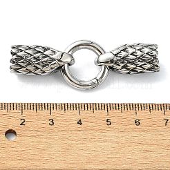 304 Stainless Steel Spring Gate Rings&nbsp;FIND-Z046-01AS