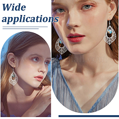 10 Pairs Teardrop 304 Stainless Steel Dangle Earrings Making Kits&nbsp;EJEW-UN00030