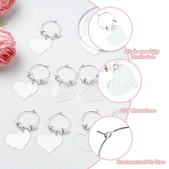 20Pcs Brass Wine Glass Charm Rings&nbsp;AJEW-YW00007