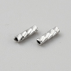 925 Sterling Silver Tube Beads&nbsp;STER-WH0004-060C-P