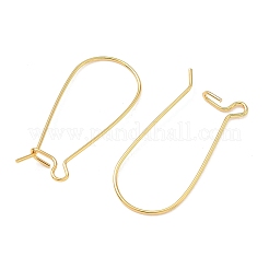 SHEGRACE Brass Kidney Ear Wire&nbsp;XGR0004G-43G
