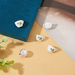 5Pcs Handmade Porcelain Mini Teacup&nbsp;DJEW-TA0001-32