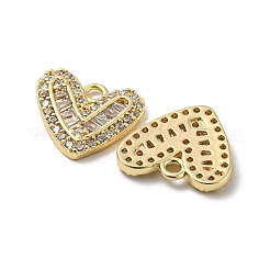 Brass Micro Pave Cubic Zirconia Pendants&nbsp;KK-H460-48G
