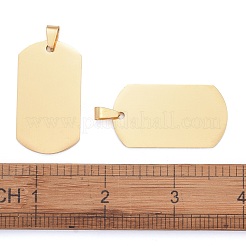 PVD Vacuum Plating 304 Stainless Steel Big Pendants&nbsp;LS-STAS-I140-19E-G