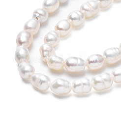 Natural Cultured Freshwater Pearl Beads Strands&nbsp;PEAR-N012-03B