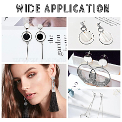 20Pcs 304 Stainless Steel Stud Earring Findings&nbsp;STAS-LP0001-86