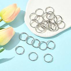 50Pcs 304 Stainless Steel Split Rings&nbsp;STAS-FS0002-06