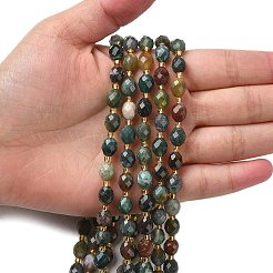 Natural Indian Agate Beads Strands&nbsp;G-F809-A08-01B