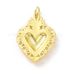 Rack Plating Brass Enamel Pendants&nbsp;KK-C008-15G-02