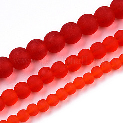 Transparent Glass Beads Strands&nbsp;GLAA-T032-T4mm-MD09
