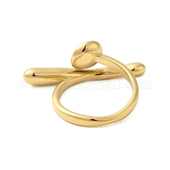 304 Stainless Steel Rings for Women&nbsp;RJEW-U013-06G