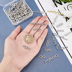 60Pcs 2 Styles Alloy Crystal Rhinestone Connector Charms&nbsp;FIND-DC0001-39