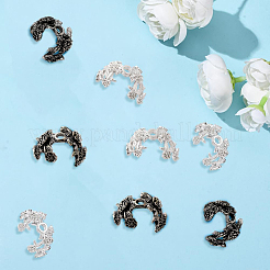 60Pcs 2 Colors Alloy Bead Caps&nbsp;FIND-SC0017-70