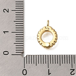 Rack Plating Brass Pendant Bails&nbsp;ZIRC-F142-16G