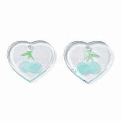Transparent Resin Pendants&nbsp;RESI-N030-002C