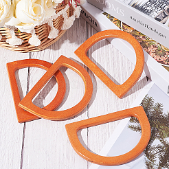 Wooden D Shape Handles Replacement&nbsp;FIND-PH0015-91