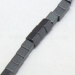 Electroplate Non-magnetic Synthetic Hematite Beads Strands&nbsp;X-G-J170B-2x2mm-03
