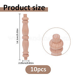 Wooden Spindle Baluster&nbsp;FIND-WH0366-491B