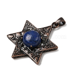 Dyed Natural Lapis Lazuli Pendants&nbsp;G-A297-06R-20