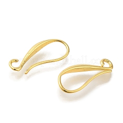 Rack Plating Brass Earring Hooks&nbsp;KK-C081-10G