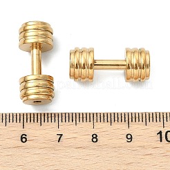 Sports 304 Stainless Steel Beads&nbsp;STAS-T076-12G