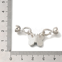 Brass & Abalone & Shell Fold Over Clasps&nbsp;KK-K389-129P