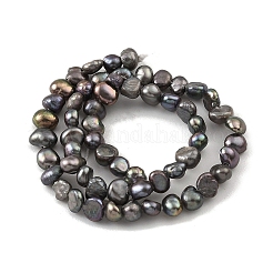 Dyed Natural Cultured Freshwater Pearl Beads Strands&nbsp;PEAR-A006-01B-X