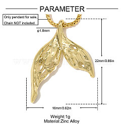 Zinc Alloy Pendants&nbsp;AL-OY001-18G