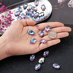 K9 Glass Rhinestone Pendants&nbsp;X-GLAA-TA001-008
