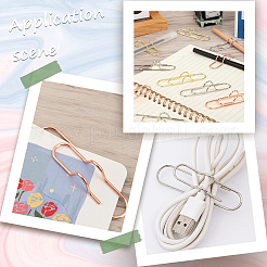 20Pcs 4 Colors Iron Pen Clips for Notebook Scrapbook&nbsp;FIND-SP0002-98B