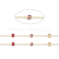 Handmade Glass Beaded Chains&nbsp;CHC-K011-07G