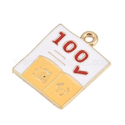 Back to School Alloy Enamel Pendants&nbsp;FIND-E054-02N